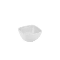 Квадратен рамекин за сосове Бял 60 мл