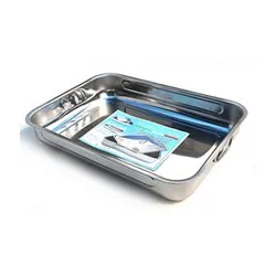 Правоъгълна тава с подвижни дръжки плитка 35 см 40 см и 45 см