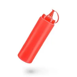 Бутилка за сосове Червена 400 мл и 700 мл