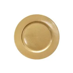 Подложна чиния Златиста Foxy Ф 33 см