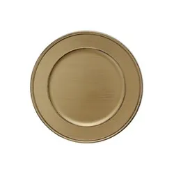 Подложна чиния Златиста OLD SCHOOL Ф 33 см