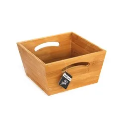 Купа с дръжки за сервиране квадрат Бамбо 20 см 22 см и 24 см