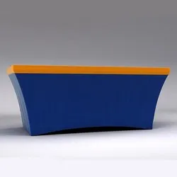 Еластичен капак за правоъгълен плот на кетъринг маса Златист 152 см 180 см и 244 см