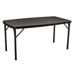 Маса със сгъваеми крака Прока правоъгълна кафява