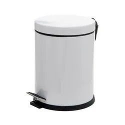 Кош с механизъм за отваряне с крак и вътрешна кофа Клас бял 5 л 12 л и 30 л