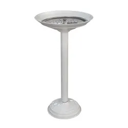 Стационарен пепелник бял Ф 32 см