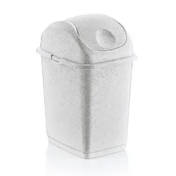 Кош с люлеещ капак в двете страни Фентази мрамор 5 л и 50 л