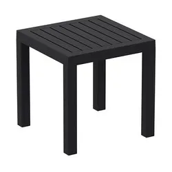 Маса за шезлонг черен Океан 45 см