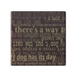 Верзалитен плот за маса Тъмни графити 70 см x 70 см