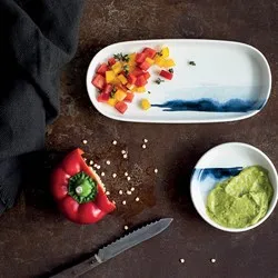 Дълбока чиния Bonna Blue Wave Ф 25 см и Ф 28 см