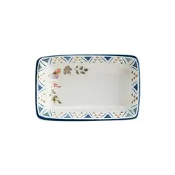 Правоъгълна чиния Bonna Spring 15 см