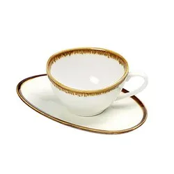 Чаша с чинийка за кафе Horecano Bailey 220 мл