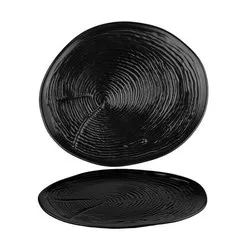 Чиния за презентация Horecano Willow Black Ф 19 см Ф 24 см и Ф 29 см