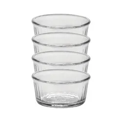 Рамекин 4 бр Duralex Lys Ф 8.5 см и Ф 10 см