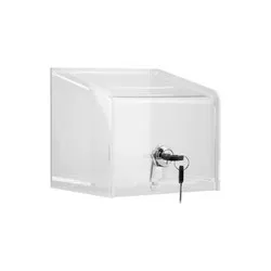 Кутия за бакшиши прозрачна 15 см