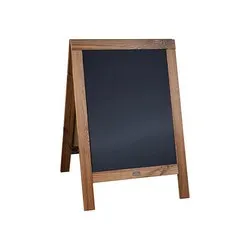 Информационна дъска Винтидж Кафява h 76 см