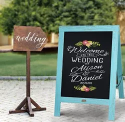 Информационна дъска Винтидж Синя h 76 см