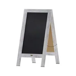 Информационна дъска Винтидж Бяла h 102 см