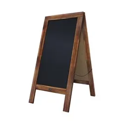 Информационна дъска Винтидж Кафява h 102 см