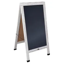 Информационна дъска Винтидж Бяла h 121 см