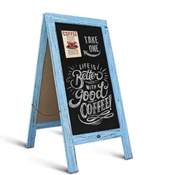 Информационна дъска Винтидж Синя h 121 см