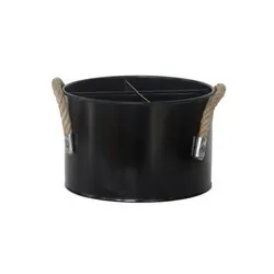 Стойка за бутилки Черна Ф 17 см