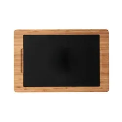 Дъска за сервиране с каменна плоча правоъгълна 36 см