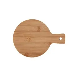 Дъска за сервиране кръг с дръжка Бамбо 19 см