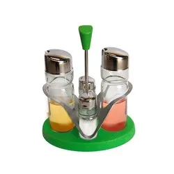 Оливерник с пластмасова стойка Зелен