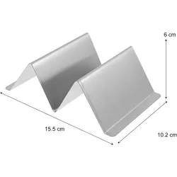 Стойка за два броя такос 15.5 см