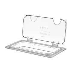 Капак с отваряне и два отвора за черпаци GN 1/3