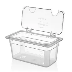 Капак с отваряне и два отвора за черпаци GN 1/3