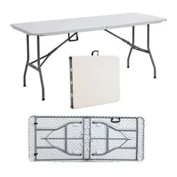 Кетъринг маса със сгъваем плот 180 см
