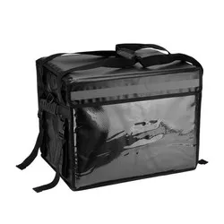 Термо чанта за разнос на храна Черна 50 л
