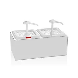 Двоен дозатор за сосеве на стойка 2 x 2.2 л